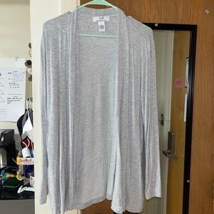 Gray cardigan